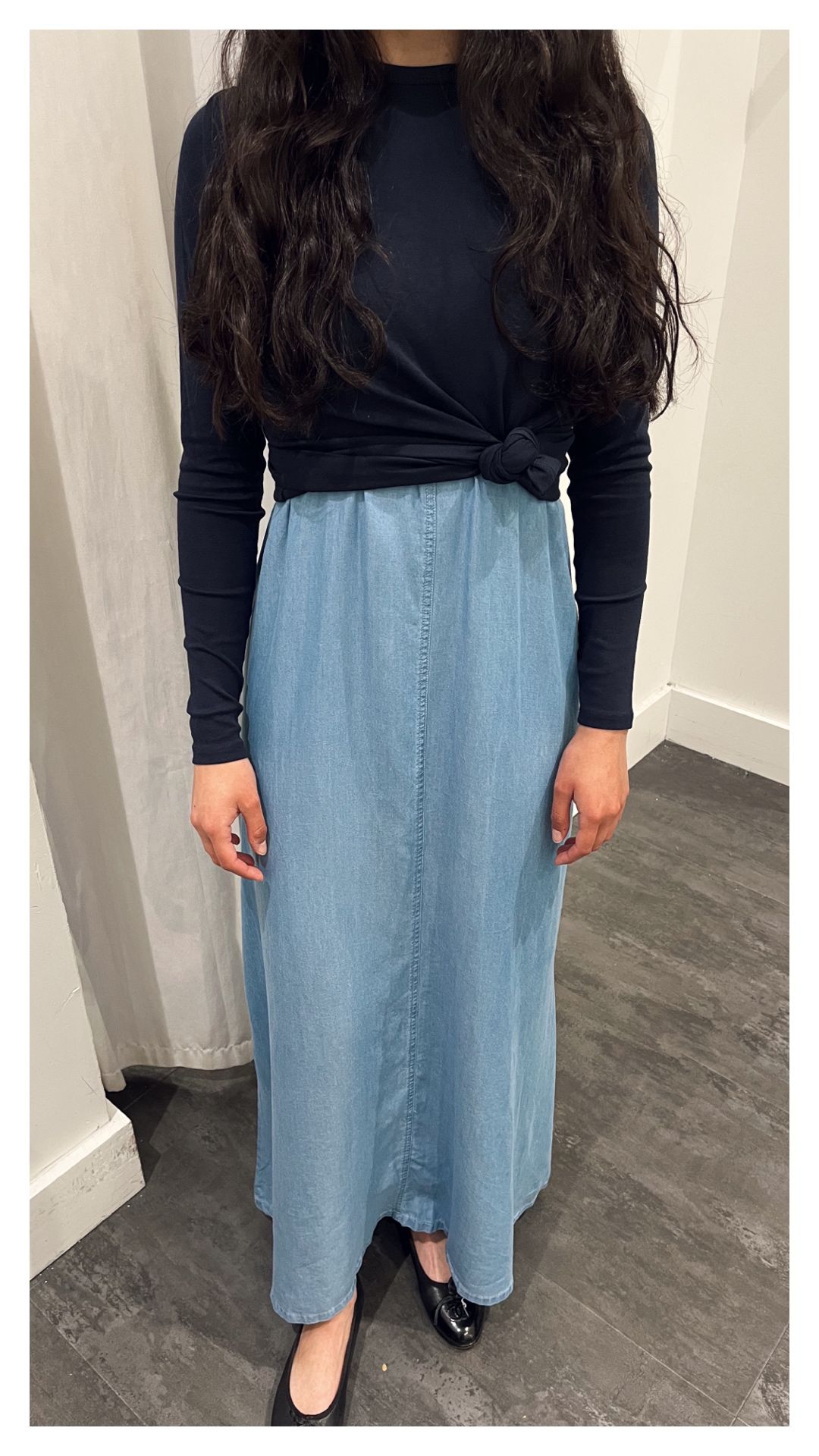 Denim Maxi Jumper